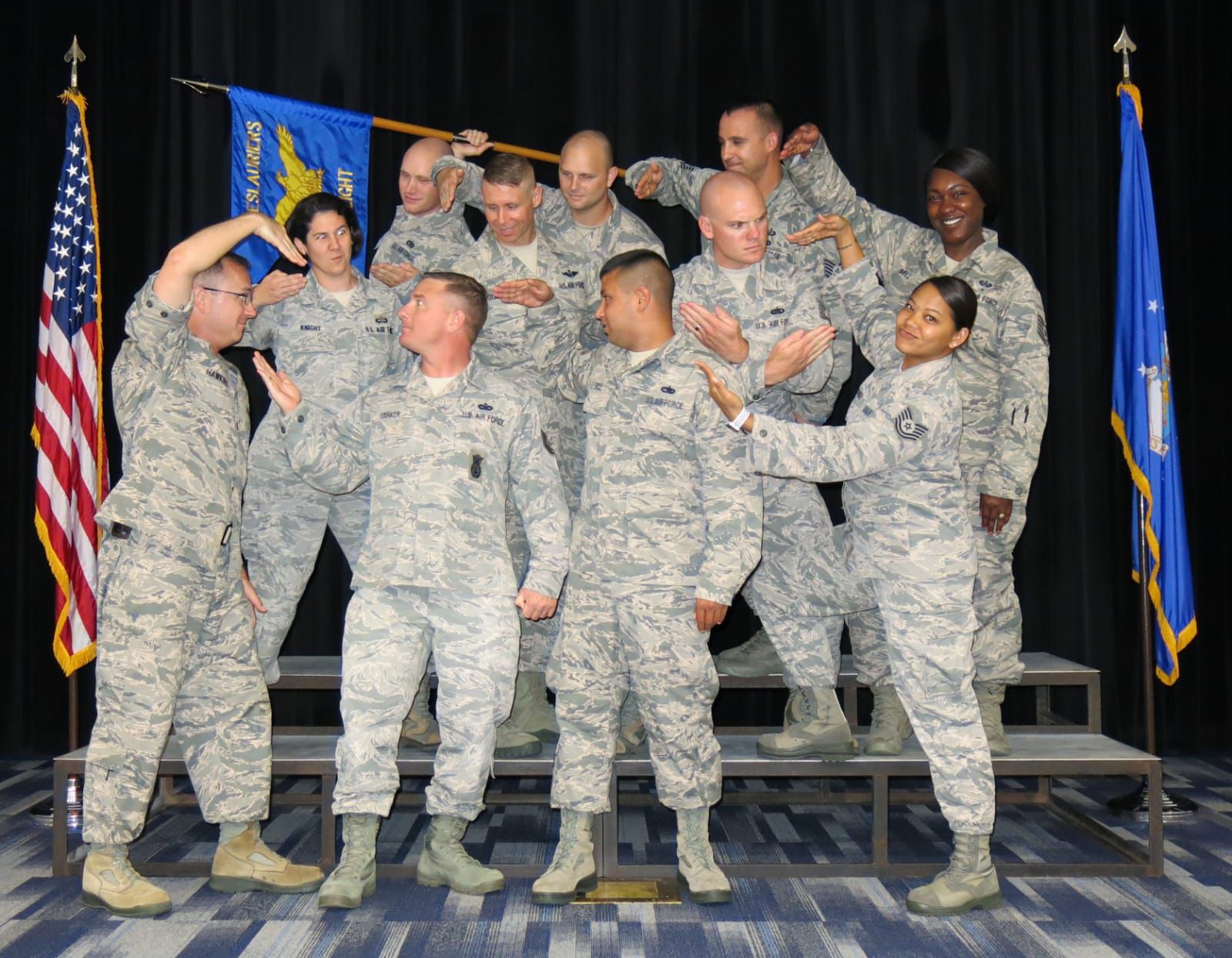 K-11 promotion celebration.